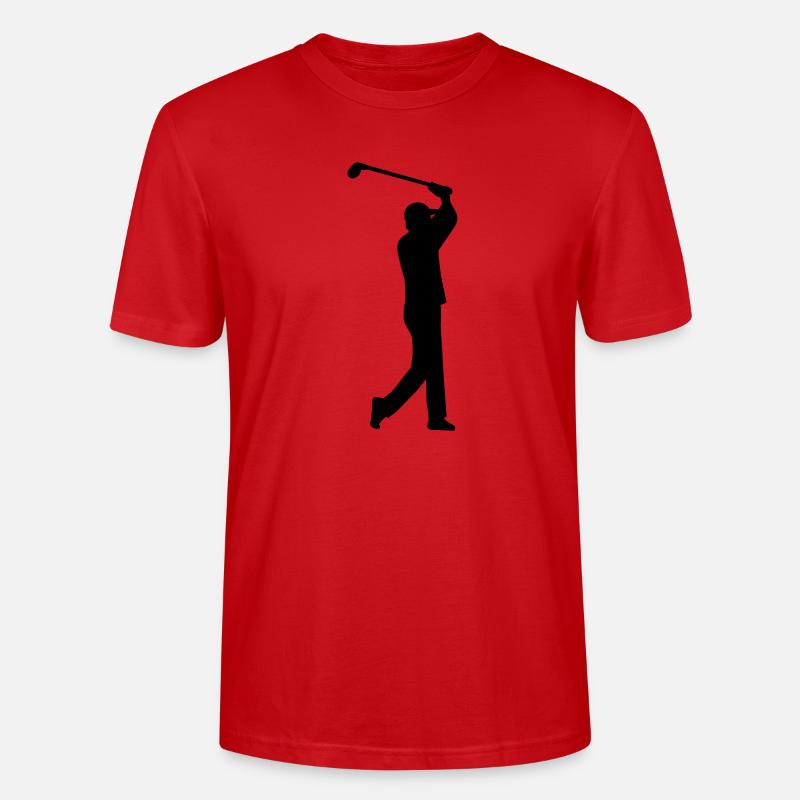 Golf - Stanley/Stella CRAFTER Unisex Organic T-Shirt - red