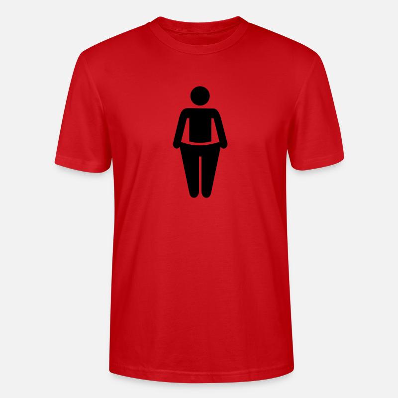 Diät - Stanley/Stella Unisex Bio-T-Shirt CRAFTER - Rot