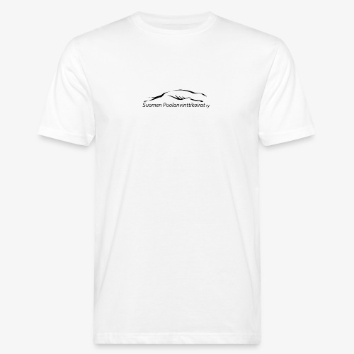 SUP logo musta - Miesten luonnonmukainen t-paita