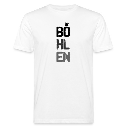Böhlen-Power - Männer Bio-T-Shirt