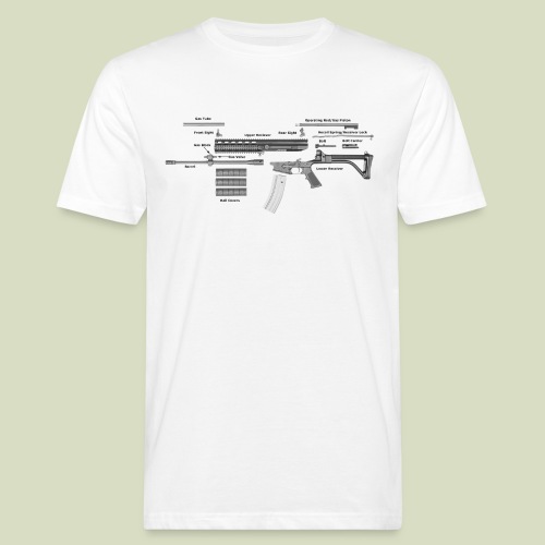 Robinson Armament XCR - Miesten luonnonmukainen t-paita
