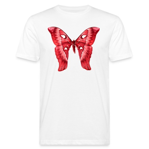 Herkules Falter Rot - Männer Bio-T-Shirt