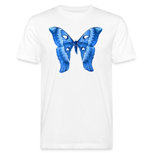 Herkules Falter Blau - Männer Bio-T-Shirt