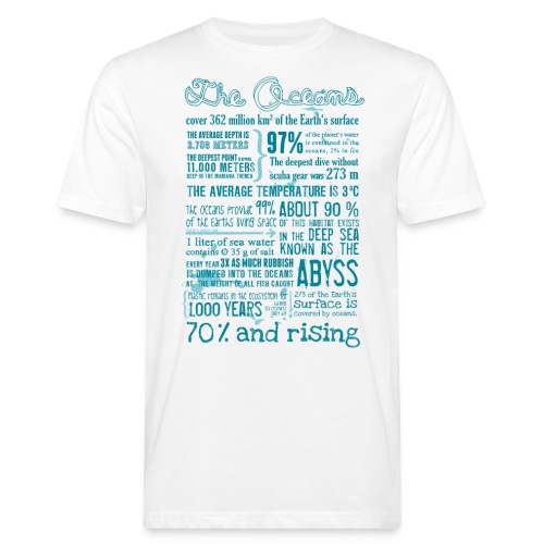 Ocean Facts 2018 - Männer Bio-T-Shirt