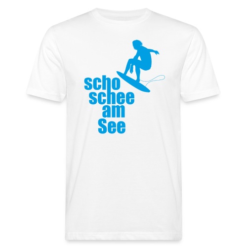 scho schee am See Surfer 01 - Männer Bio-T-Shirt