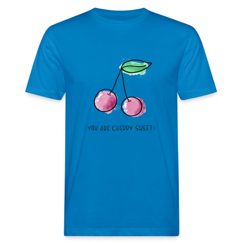 Fruit Puns n°1 Cherry Sweet - Männer Bio-T-Shirt