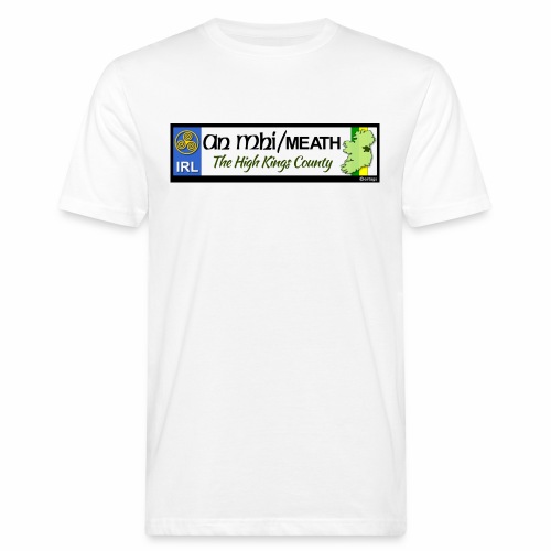 CO. MEATH, IRELAND: licence plate tag style decal - Men's Organic T-Shirt