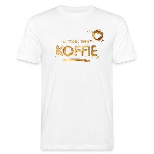 Ik meer koffie - Mannen Bio-T-shirt