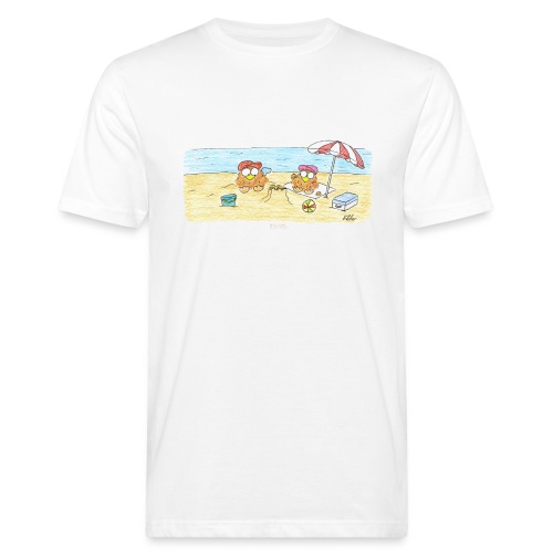 Diversión en la Playa - Camiseta ecológica hombre