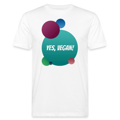 Yes, vegan! - Männer Bio-T-Shirt