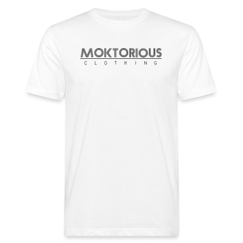 MOKTORIOUS CLOTHING - BLACK - VERTICAL - Männer Bio-T-Shirt