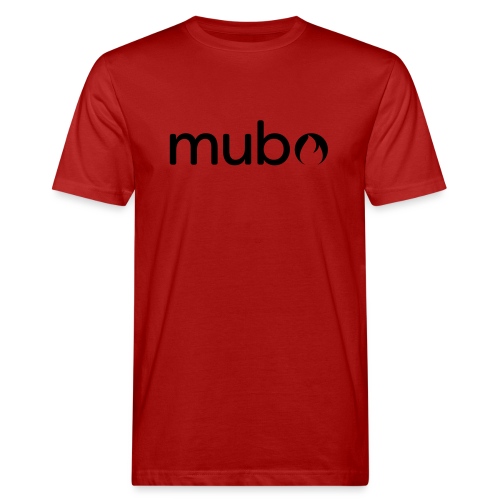 mubo Logo Word Black - Men's Organic T-Shirt