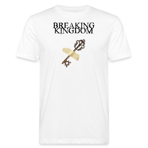 BK-Weißes-Design - Männer Bio-T-Shirt
