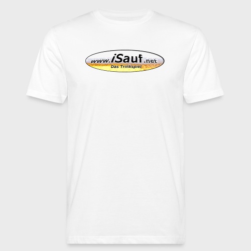 iSauf Logo - Männer Bio-T-Shirt