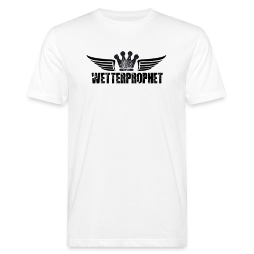 Wetterprophet Logo 2022 Wings black - Männer Bio-T-Shirt