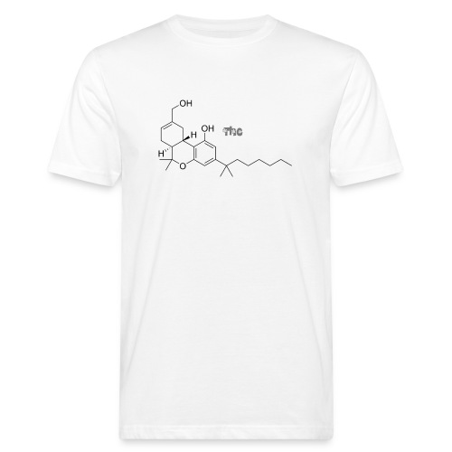 T-shirt molécule THC Cannabis - T-shirt bio Homme