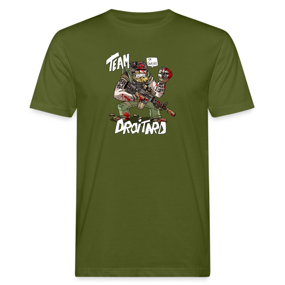 TEAM DROITARD - T-shirt bio Homme vert mousse