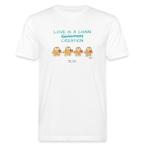 Love is a Chain Creation - Men's Organic T-Shirt