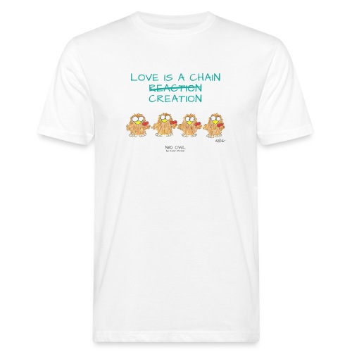 Love is a Chain Creation - Camiseta ecológica hombre
