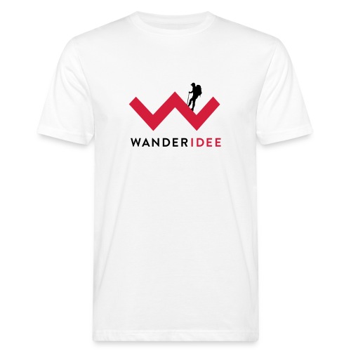 wanderidee_Logo_positiv_D - Männer Bio-T-Shirt
