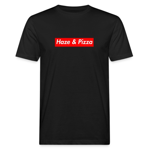 Haze & Pizza - Männer Bio-T-Shirt