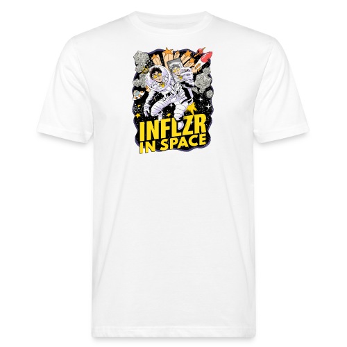 INFLZR in Space - Männer Bio-T-Shirt
