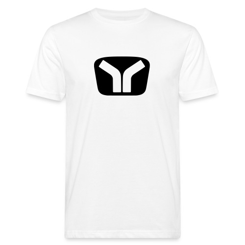 Yugo Logo Black-White Design - Men's Organic T-Shirt