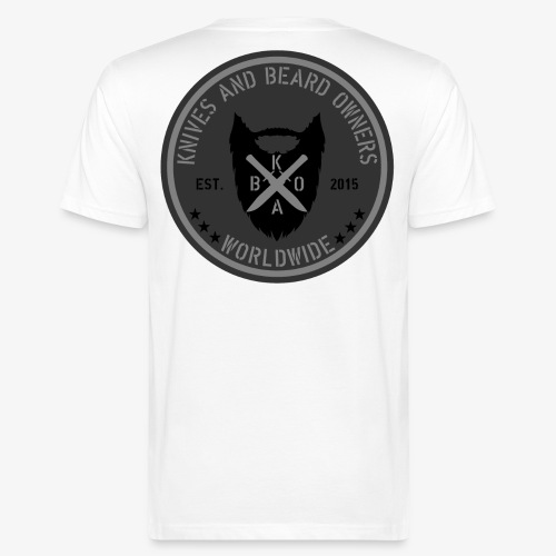kabo logo grau - Männer Bio-T-Shirt