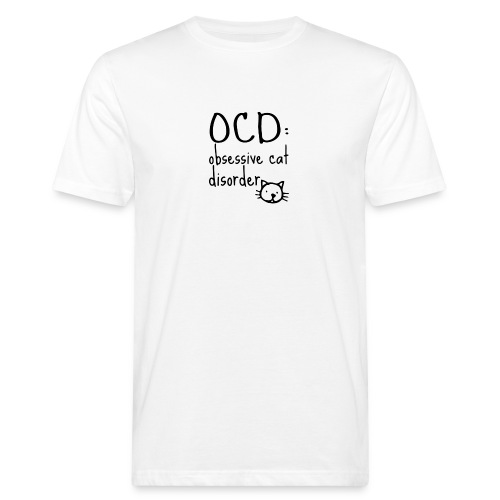 Obsessive-Cat-Disorder - Mannen Bio-T-shirt