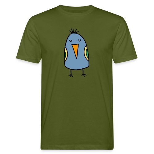 Lustiger Vogel - Männer Bio-T-Shirt