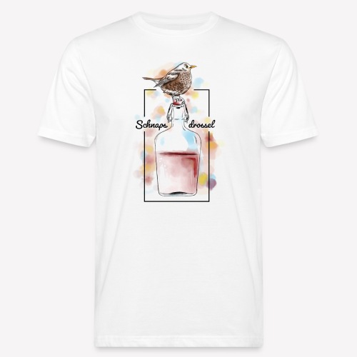 Schnapsdrossel - Økologisk T-skjorte for menn