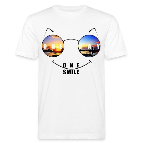 One Day One Smile 5 - Men's Organic T-Shirt