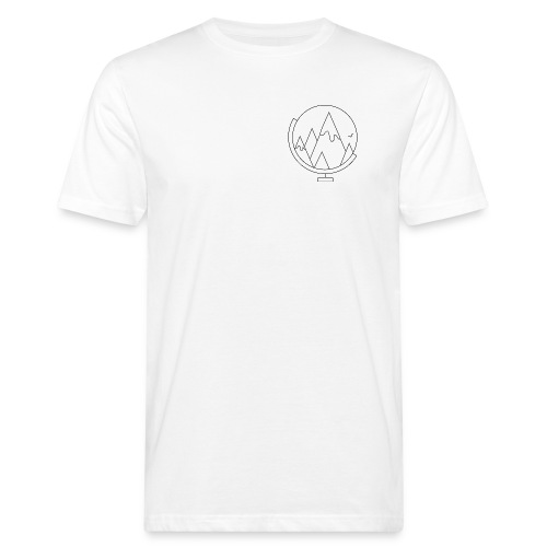 Bergen t-shirts, voor & achter bedrukt - Mannen Bio-T-shirt