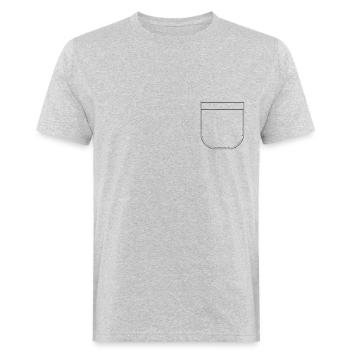 Drawn pocket - T-shirt ecologica da uomo