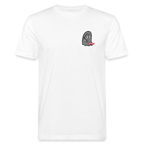 Artees GHOST Grey SMALL LOGO - Männer Bio-T-Shirt