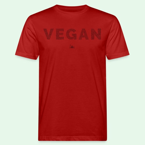 Vegan - Black - Ekologisk T-shirt herr