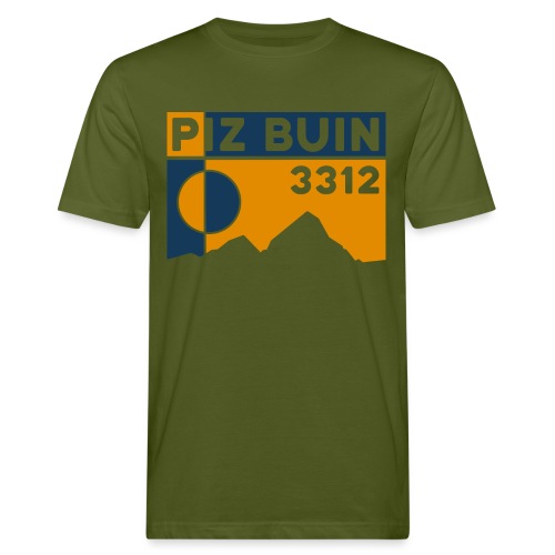 Berg Piz Buin Bergtour Tour Souvenir Andenken - Männer Bio-T-Shirt