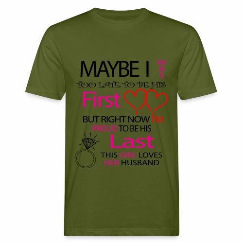 I love my husband - gift idea - Men's Organic T-Shirt