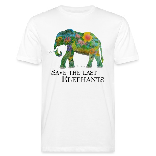 Save The Last Elephants - Männer Bio-T-Shirt