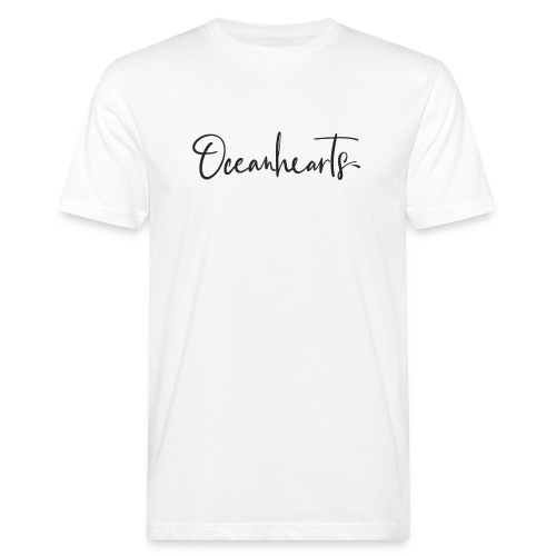 Oceanhearts Logo black - Männer Bio-T-Shirt