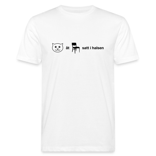 Katt åt stol - Ekologisk T-shirt herr