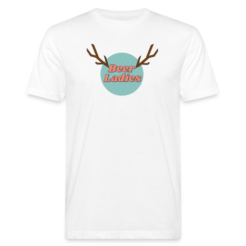Antlers teal - Men's Organic T-Shirt