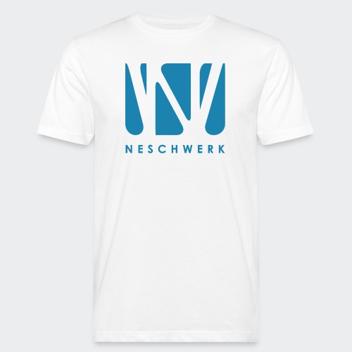 logo neschwerk blau - Männer Bio-T-Shirt
