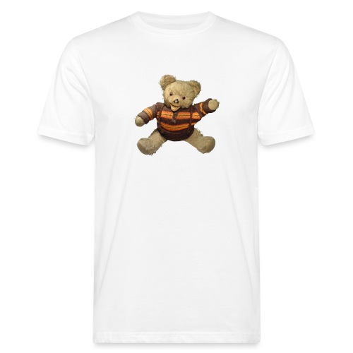 Teddybär - orange braun - Retro Vintage - Bär - Männer Bio-T-Shirt