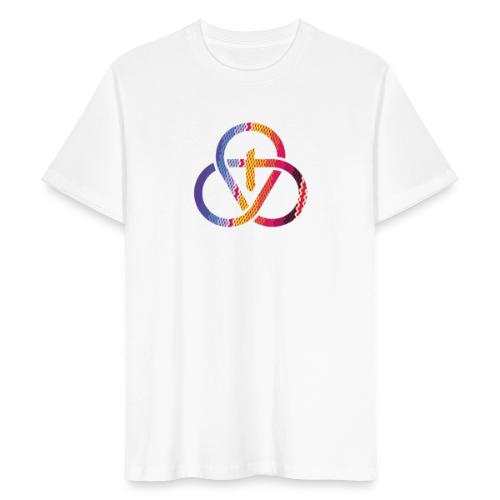 Trinity logo color 2 - Mannen Bio-T-shirt