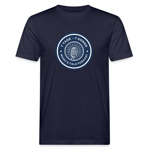 7 Tage 7 Songs Music + Talk Podcast - Männer Bio-T-Shirt