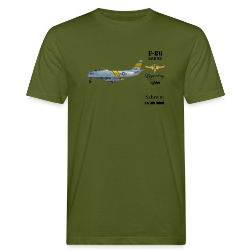F-86 Sabre - Männer Bio-T-Shirt