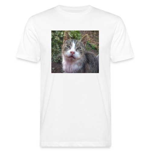 Katze Max - Männer Bio-T-Shirt