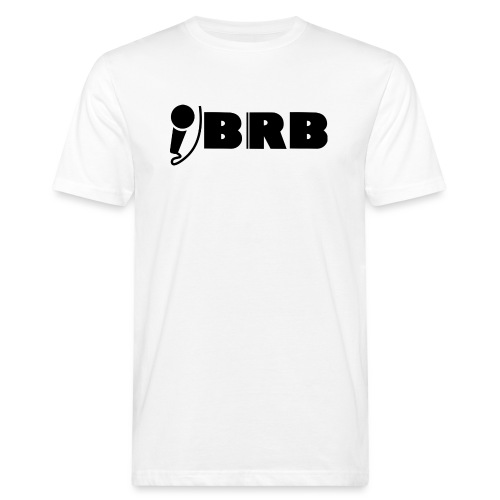 BRB Logo - Schwarz - Männer Bio-T-Shirt
