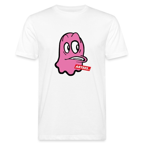 Artees GHOST Pink - Männer Bio-T-Shirt